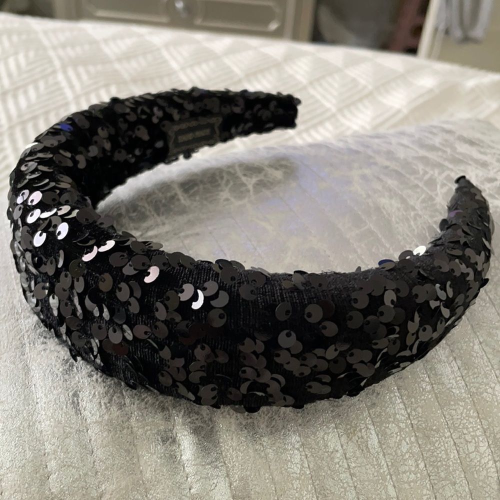 HP (BOUTIQUE) black sequined headband